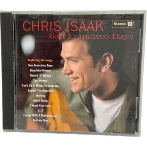 Chris Isaak San Francisco Days CD 1993 Album Jewel Case & Booklet Reprise Record